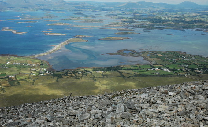 360 islands Irland - schönster Ausblick vom Croagh Patrick