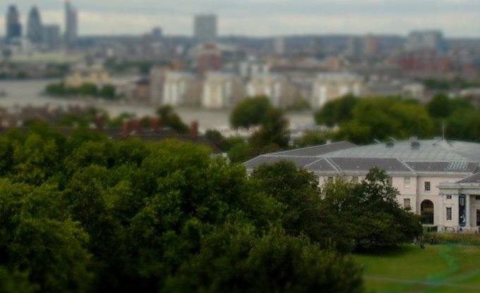 Greenwich - Blick auf London